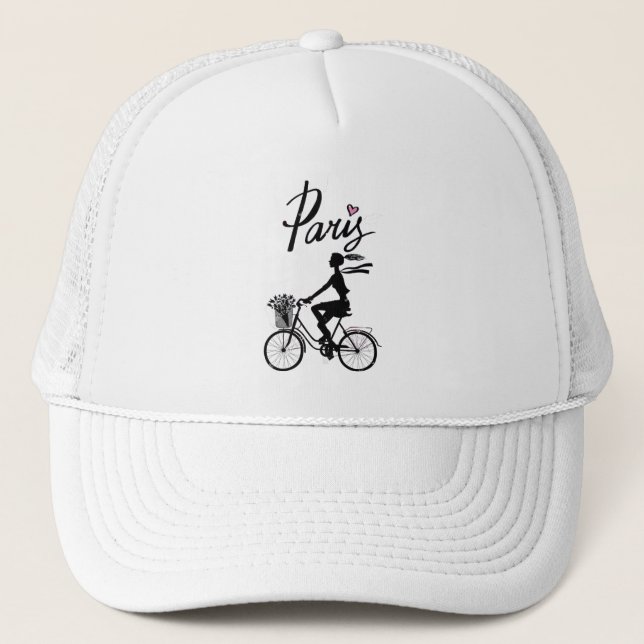 Casquette Paris Chic Vélo (Devant)