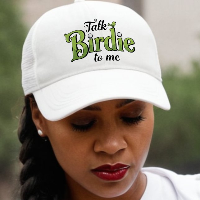 Casquette Parle Birdie à moi Funny Golf (Talk Birdie to Me Funny Trucker Hat
)