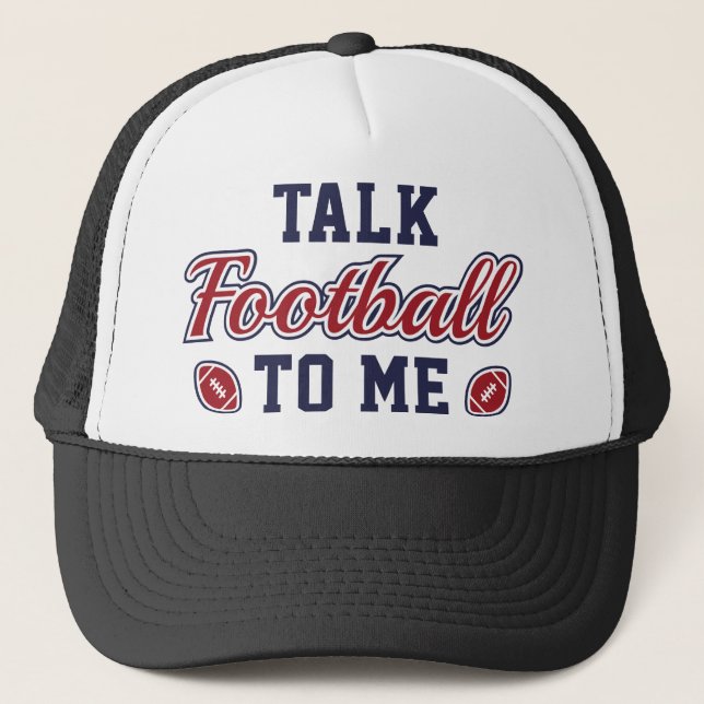 Casquette Parle De Football À Moi (Devant)