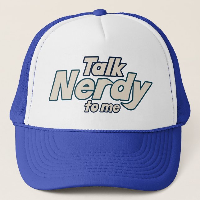 Casquette Parle Nerdy à moi (Devant)