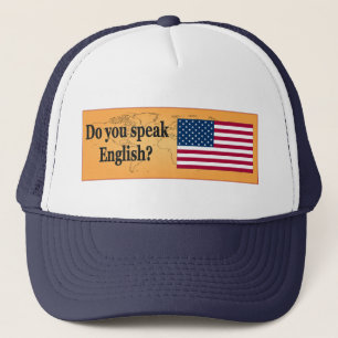 Casquette Parles-tu anglais ? en anglais. Indicateur