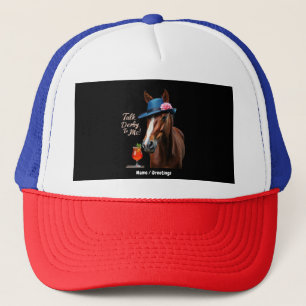 Casquette Parlez Derby À Moi Drôle Racing Horse Citation