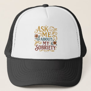 Casquette Parlez-moi de ma sobriété -
