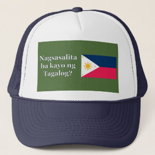 Casquette Parlez-vous le tagalog ? en tagalog. Indicateur wf