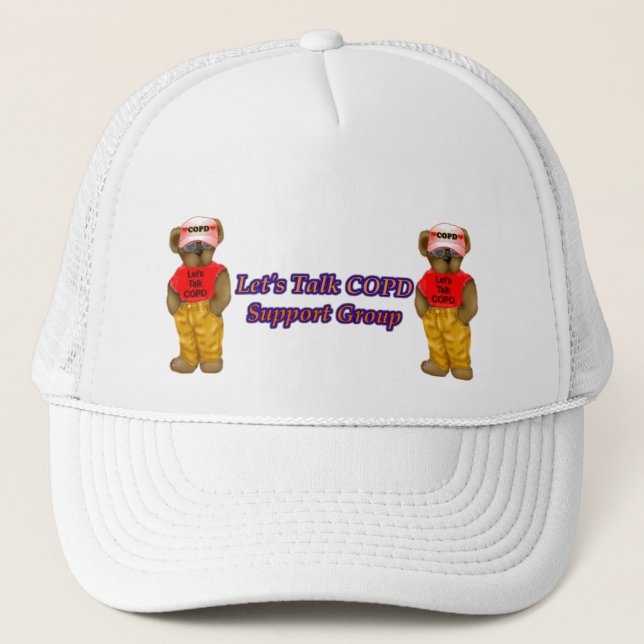 Casquette Parlons le groupe de soutien de COPD (Devant)