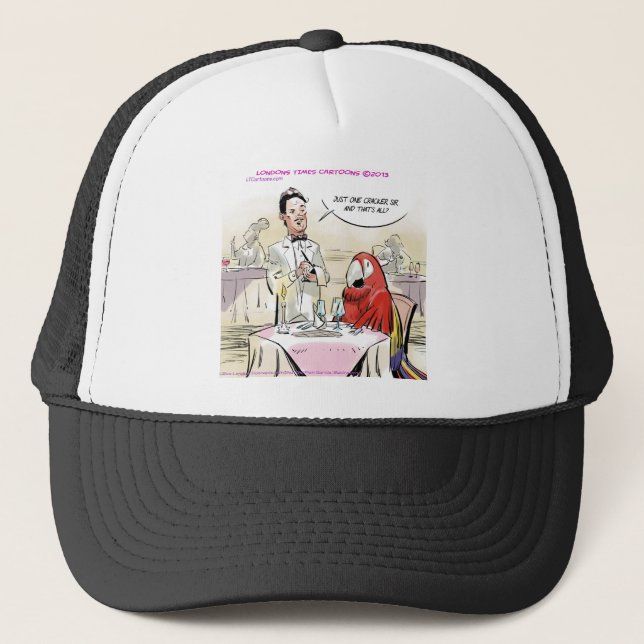 Casquette Parrot Fine Dining Drôle (Devant)