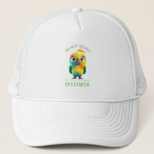 Casquette Parrot Je ne suis pas bizarre Je suis Rare Exquise