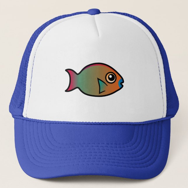 Casquette Parrotfish arc-en-ciel mignon (Devant)