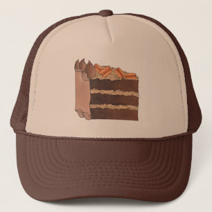 Casquette Partie de gâteau au chocolat allemand Pièce de fêt