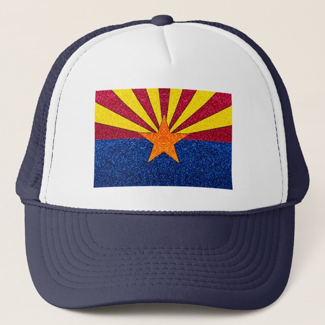 Casquette Parties scintillant Arizona pavillon camionneur ch (Devant)