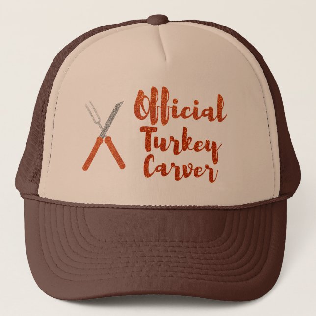 Casquette Parties scintillant officielle de Thanksgiving de  (Devant)