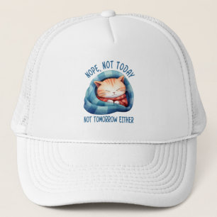 Casquette Pas aujourd'hui, pas demain - Introververted Humou