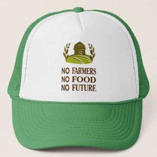 Casquette pas d'agriculteurs pas de nourriture pas d'avenir
