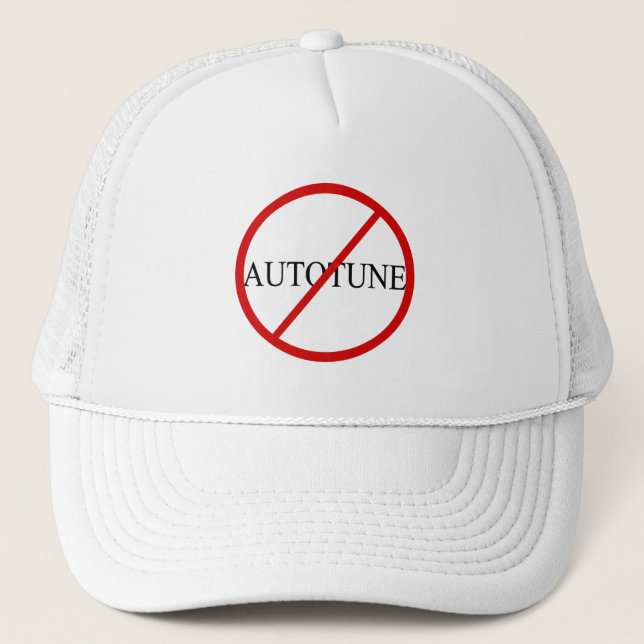 Casquette Pas d'autotune (Devant)