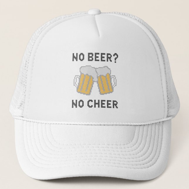 Casquette Pas de bière Pas de fromage (Devant)