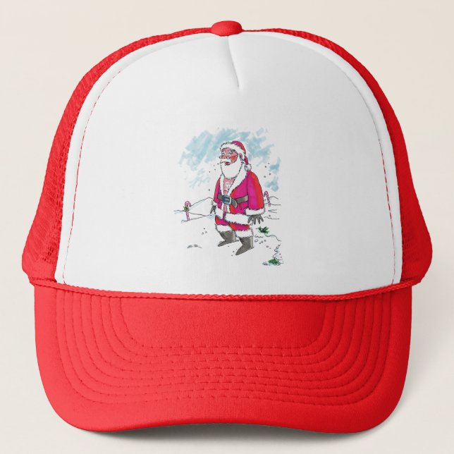 Casquette Pas de chapeau de camionneur Ho-Ho-Ho (Devant)