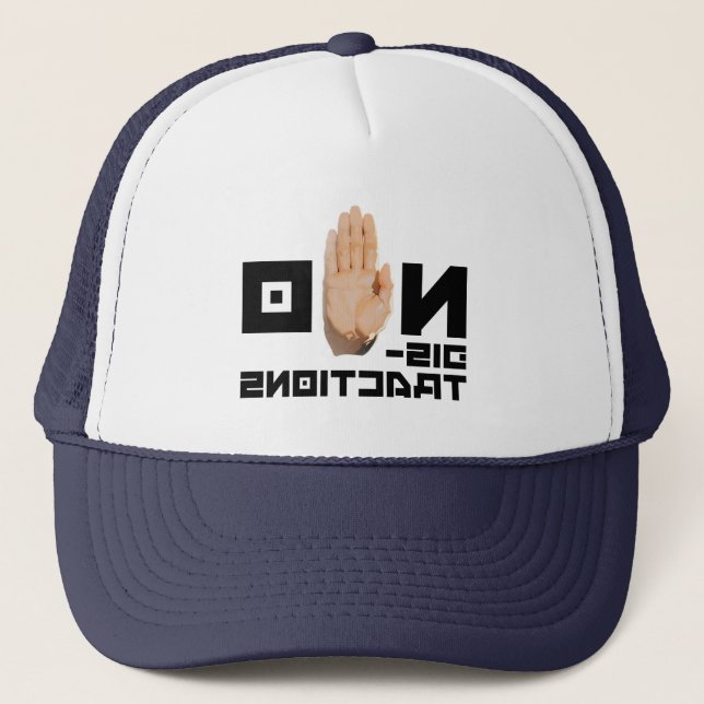 Casquette PAS de distractions! cool miroir lisible motivatio (Devant)