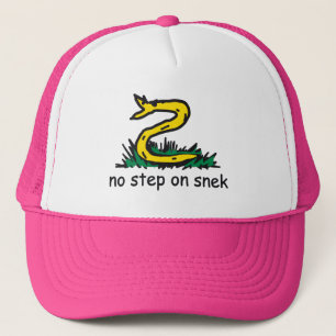 Casquette Pas de marche sur les mèmes de snek Gadsden SnekRi
