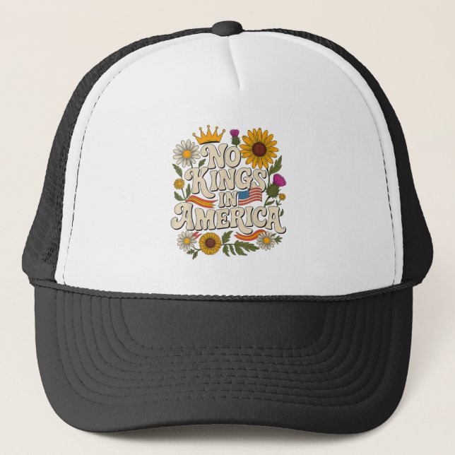 Casquette Pas de roi en Amérique, pas de rois Protestation F (Devant)