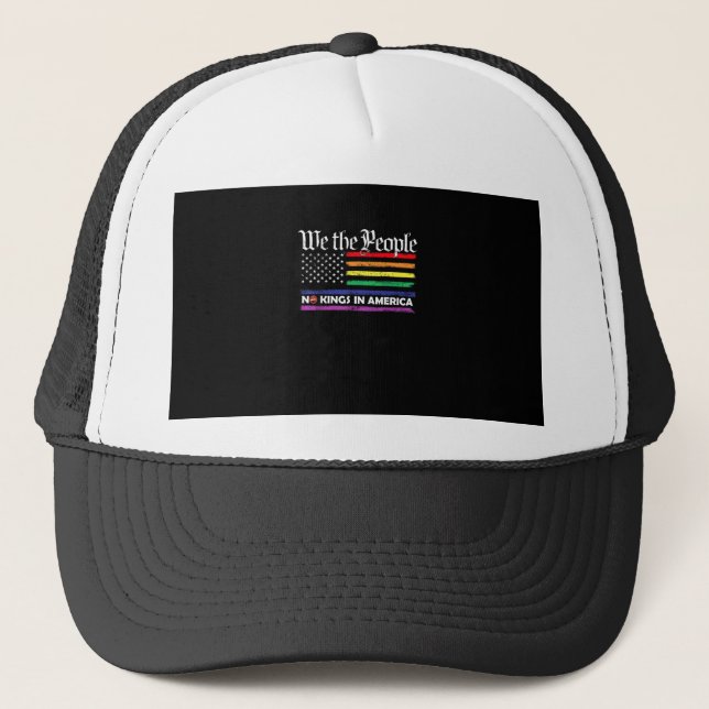 Casquette Pas de rois en Amérique Création de design We The  (Devant)