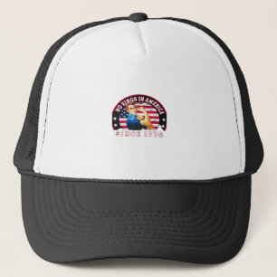 Casquette Pas de rois en Amérique depuis 1776 Drapeau USA Sa