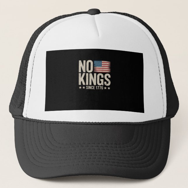 Casquette Pas de rois en Amérique depuis 1776 Esprit de libe (Devant)