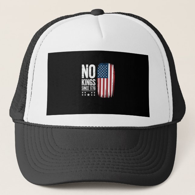 Casquette Pas de rois en Amérique depuis 1776 Esprit de libe (Devant)