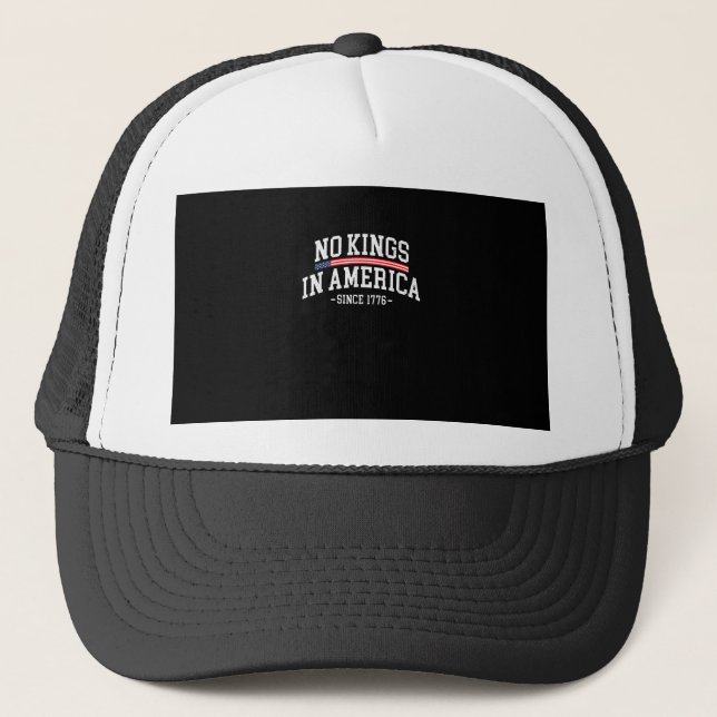Casquette Pas de rois en Amérique depuis 1776 Esprit de libe (Devant)