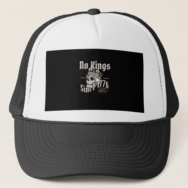 Casquette Pas de rois en Amérique depuis 1776 Esprit de libe (Devant)
