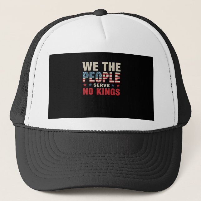 Casquette Pas de rois en Amérique, nous le peuple classique (Devant)