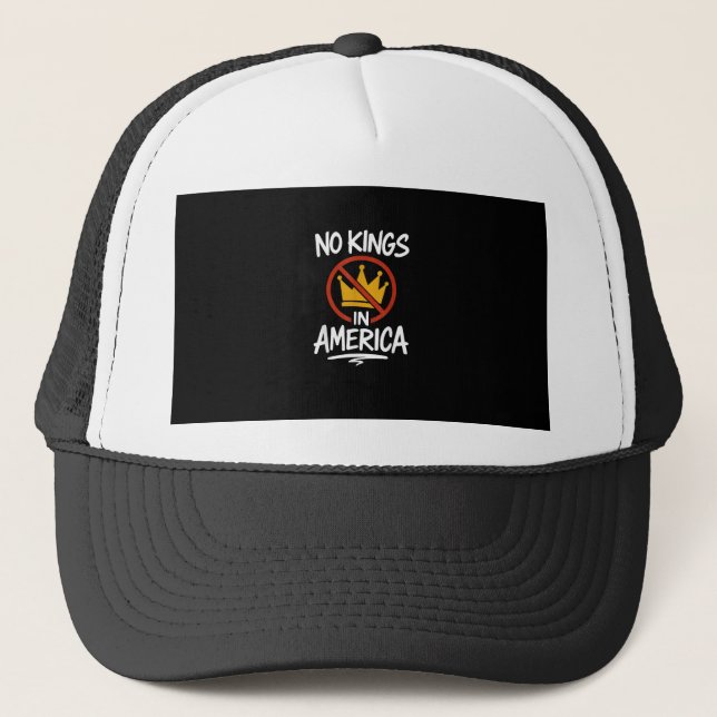 Casquette Pas de rois en Amérique Pas de couronne Minimal Pr (Devant)