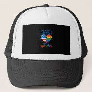 Casquette Pas de rois en Amérique seulement des reines drôle