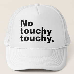 Casquette Pas de toucher amusant drôle de design introverti