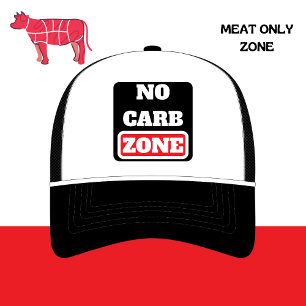 Casquette Pas de zone carb (100% CARNIVORE)