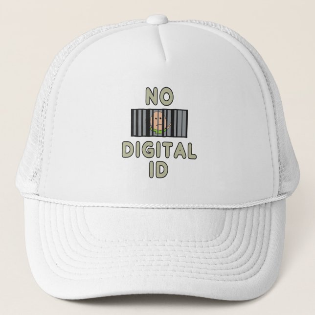 Casquette Pas d'ID numérique (Devant)