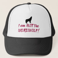 Pas la joue de loup-garou slogan amusant pour une