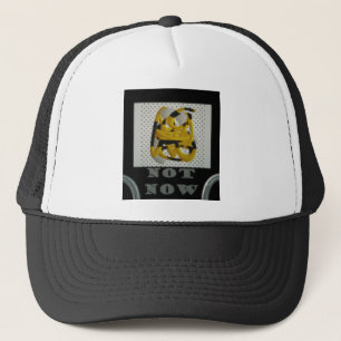 Casquette Pas maintenant une autre fois peut-être noir avec