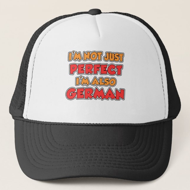 Casquette Pas seulement parfait allemand (Devant)