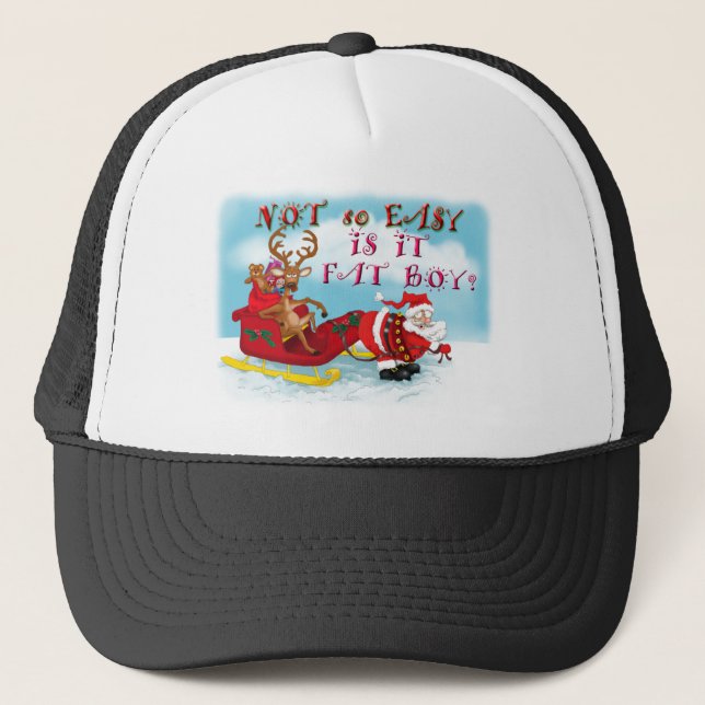 Casquette Pas si facile Est-ce gros garçon (Devant)