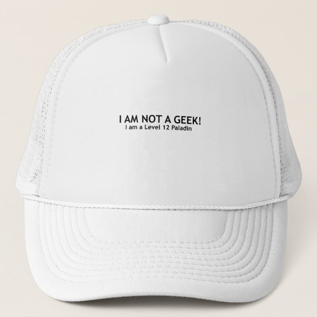 Casquette Pas une chemise geeky geek, drôle (Devant)