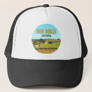 Casquette Paso Robles California Vineyard Vintage