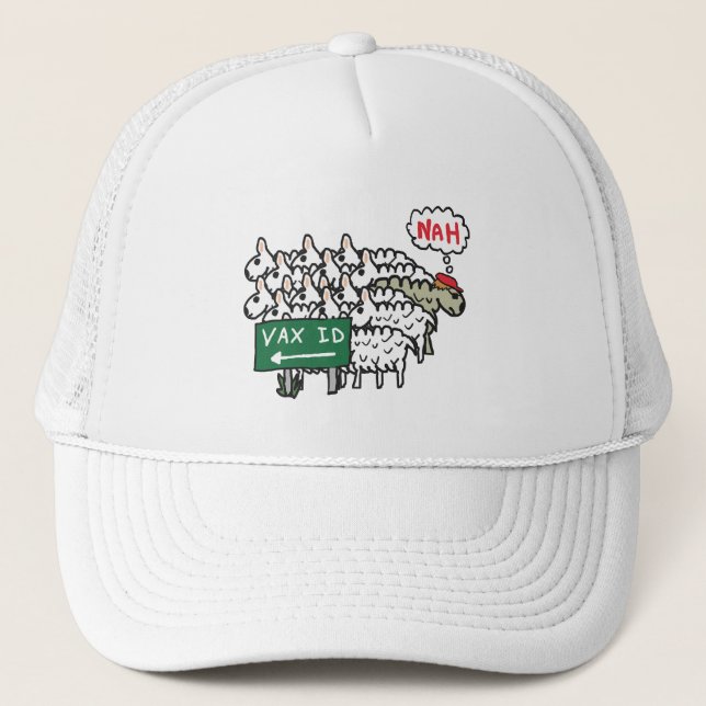 Casquette Passeport d'identification anti-vaccin (Devant)