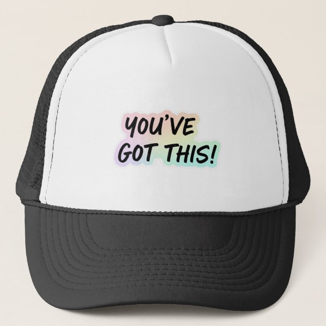 Casquette Pastel Encouragement | "You've Got This" Digital A (Devant)