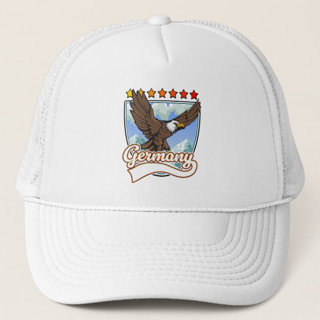 Casquette Patch de voyage en Allemagne (Devant)