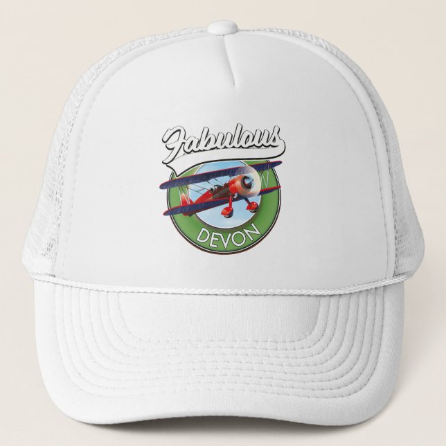 Casquette Patch de voyage fabuleux Devon. (Devant)
