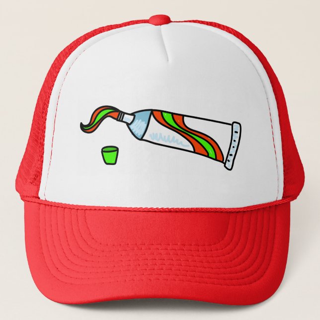Casquette Pâte dentifrice (Devant)
