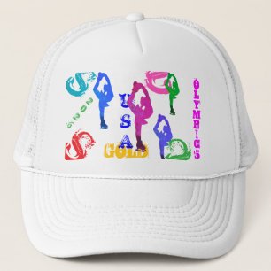 CASQUETTE PATINAGE ARTISTIQUE OLYMPIQUE