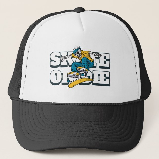 Casquette Patinage Ou Mourir (Devant)