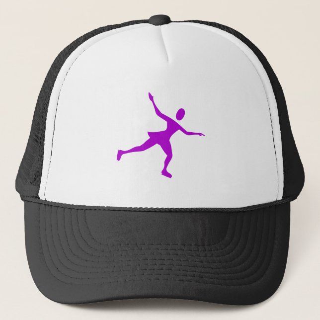 Casquette Patinage sur glace - Violet (Devant)