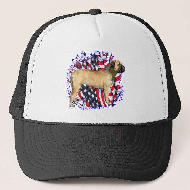 Casquette Patriote Bullmastiff (Devant)
